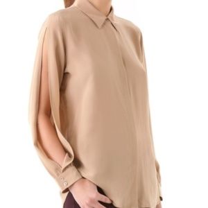 New Equipment Silk Blouse in Cream